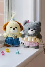 かわいい犬とクマのぬいぐるみモチーフのハンギングアクセサリー
