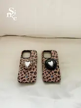 スマホケース スマホリング付き ハンドミラー ハート ラインストーン オリジナル 「since」