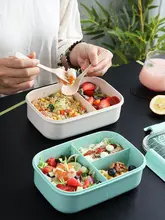 可愛いデザインの日本式弁当箱【電子レンジ対応・プラスチック製・大容量・学生用】