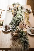 クリスマスフラワーアレンジメントセット 祝日の装飾に最適 フェイクフラワー グリーン プロバンススタイル