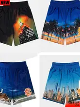 メンズ トレーニングショーツ【通気性・バスケットボール用・デザイン】