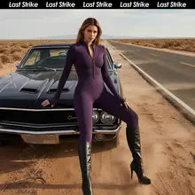 フィットネスオールインワン【女性用・長袖・ヨガ・トレーニング対応】