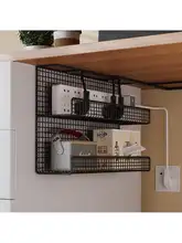 机下配線整理ボックス【穴あけ不要・電源ケーブル収納・デスク上の配線隠し】