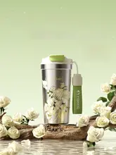 高級感あふれるチタン製コーヒーカップ【ヴィンテージスタイル・保温機能付き】