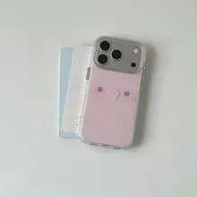 可愛い豚のデザインのiPhone用ケース【ピンクドット・衝撃吸収・iPhone対応】
