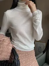 ニットウェア 女性 用 多用途 スリム シルク ウール 0圧感