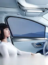 テスラ用 車窓遮光カーテン【磁石式・断熱・日焼け防止】