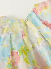 女児用夏のフリルワンピース【プリンセススタイル・子供服】（セットアップ対応）