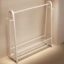 簡易コートハンガー【移動可能・室内用・収納機能付き】