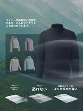 防風機能付き メンズフリースジャケット【秋冬用・耐摩耗・カジュアル】