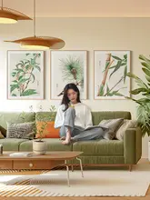 和モダンスタイルの格調高いインテリアアート【リビング用・木製フレーム・家具背景画】