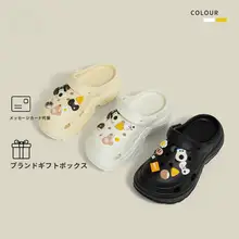可愛いウサギデザインの増高サンダル【防滑・厚底・通気性】（セットアップ対応）