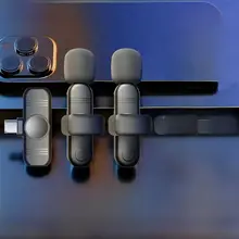 クリップ式ワイヤレスマイク【Bluetooth・ノイズキャンセリング・録音対応】