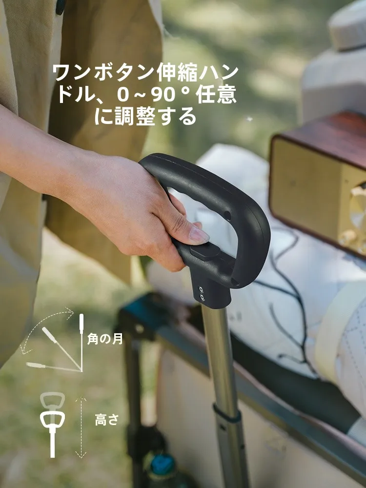 Naturehike 折りたたみ式キャンプ用子供用ワゴンの実用性と使い方