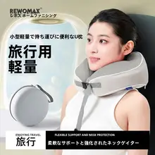 双驼峰デザインの携帯用多機能U型枕【オフィス・昼寝・車・飛行機用】