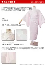 和装の下に小紋のロング着物を着た日本の伝統的な着物