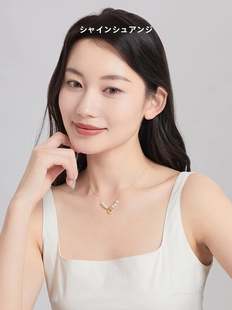 愛らしいパールネックレス ハートモチーフ で女性へのクリスマスプレゼントを選びましょう