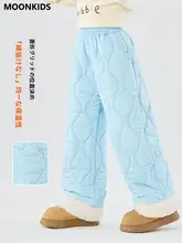 暖かさをしっかり保つ女の子用コットンパンツ【保温・極上の柔らかさ・冬用】
