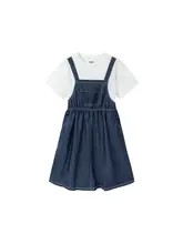 夏にぴったりな子供用ニットワンピース【デザイン・二部構成】（セットアップ対応）