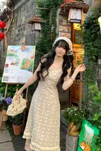 花柄デザインのロング刺繍フリンジカーディガンワンピース【リゾートスタイル・キャミソール】