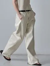 高腰デニムパンツ【夏用・極上の柔らかさ・ストレートシルエット】