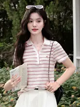 シンプルボーダーTシャツ【夏用・ショートスリーブ・トレンド】