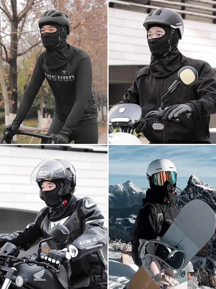 防風保温バイクヘルメット内蔵ライディングフード【冬用・スノーボード対応】の実用性と選定基準