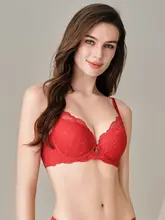 レース付きワイヤーブラジャー【通気性・セクシー・快適なフィット感】