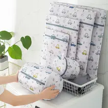厚手洗濯用ネットバッグ【ブラジャー・下着用・家用・プリントデザイン】
