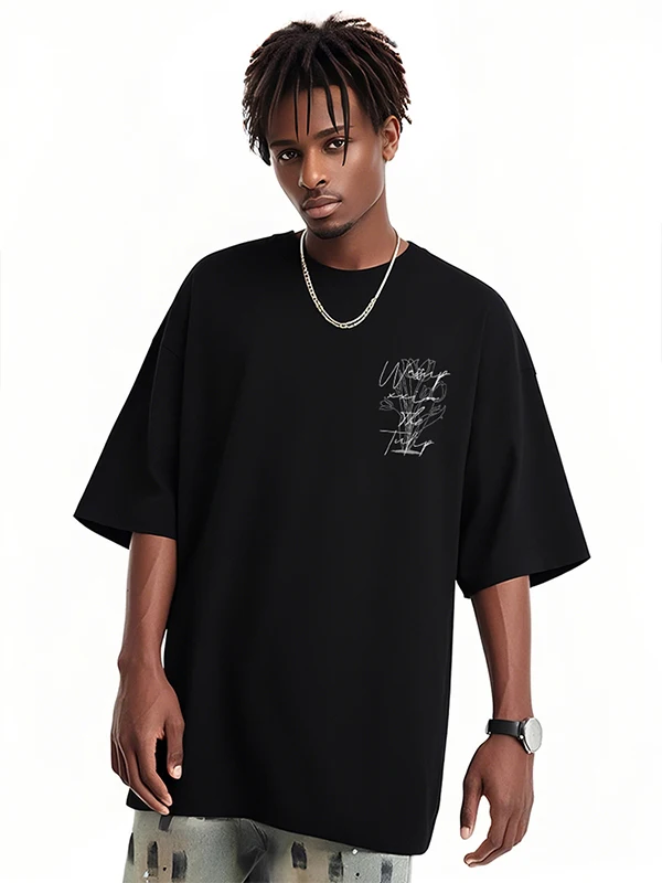 黒い服 日焼け対策Tシャツ：WASSUP ICONのUPF2+棉布製ルーズフィットアイテムが実証する防護力