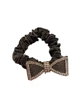 リボン付きヘアゴム【高いポニーテール用・オシャレなヘアアクセサリー】