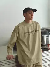 西海岸風 プリント 長袖Tシャツ【メンズ・カジュアル・ヒップホップスタイル】