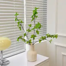 高級感あるマツゾエ木製吊り鐘型フェイクグリーンディスプレイ【テレビ台用・インテリア装飾】