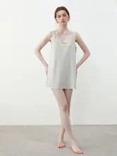極上の柔らかさのフランス風レースセクシーネグリジェ【手染め・キャミソール・中スカート・ルームウェア】（セットアップ対応）