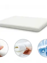 北欧風 高級感あるサテン調キャメルウール座椅子用クッション【ゆっくり戻るメモリーフォーム】
