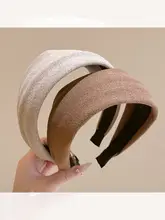 幅広デザインのヘアバンド【日常用・高い頭頂部・顔の印象を引き立てる】