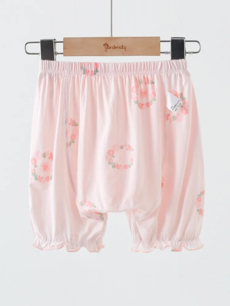 夏用ベビーショートパンツモダールフリル付き：くすみカラーの実際と着用ガイド