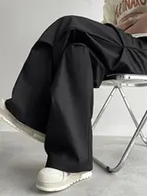 ユニークなプリーツパンツ【アメリカンストリートスタイル・フィット・ワイドレッグ・フレア】（セットアップ対応）