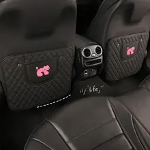 かわいいキャラクターのカーシート防止マット【後部座席用・汚れ防止・子供向け】
