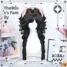 ロリータ風 コスプレ用 ルーズカールウィッグ【自然な仕上げ・フルヘッドタイプ】