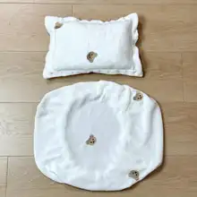 秋冬用保温フランネル刺繍ベッドカバー＆枕カバー【猫犬柄・極上の柔らかさ】（セットアップ対応）