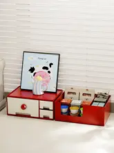 化粧品収納ボックス【デスク用・引き出し式・プラスチック製】
