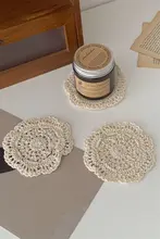 コースター ランチョンマット レース かぎ針編み フレンチ風 ヴィンテージ インスタ映え 撮影背景 インテリア