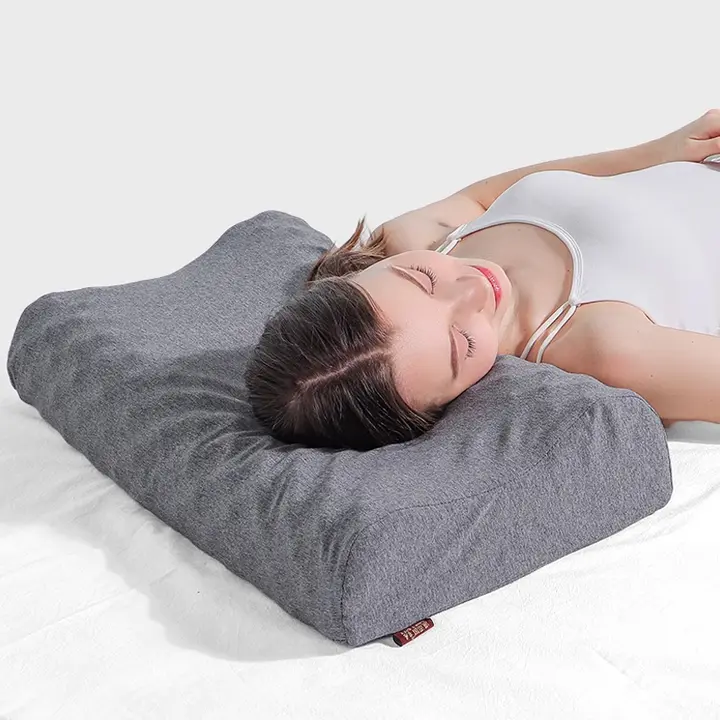 タイ製 天然ゴム製 低反発枕【小型・首のサポート・用】