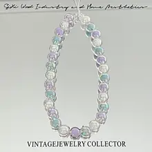 ピンクの可愛いビーズ携帯ストラップ【ハンドメイド・カメラ用】