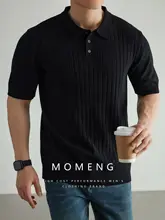 夏にぴったり！ルーズフィットポロシャツ【半袖・無地・翻領デザイン】