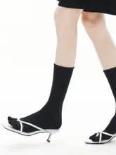 グレー 分趾ソックス【夏用・薄手・中筒・タビシューズ対応】
