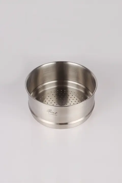 ステンレススチール蒸し器【多層・フルーツ用・ブルー】