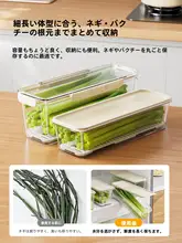 食品用密閉整理ボックス【小葱・香菜・野菜・果物・麺類用】
