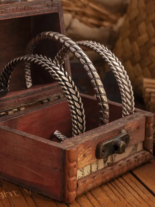 欧美風 ツイスト麻ロープブレスレット【シンプル・男女兼用】